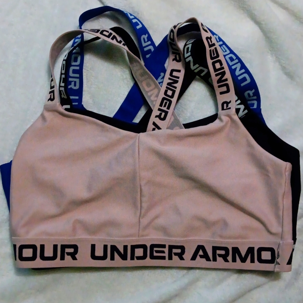 3 Under armor sports bras (sold)